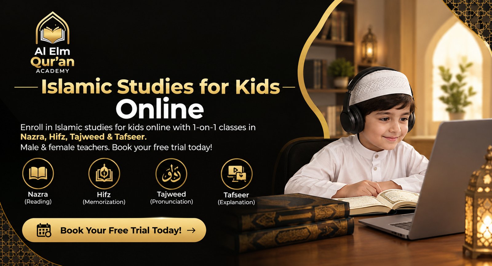 Islamic Studies for Kids Online | Al Elm Quran Academy