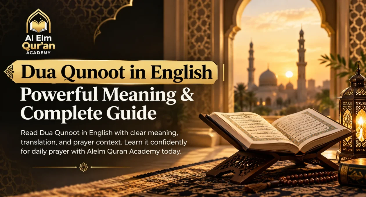 Dua Qunoot in English | Powerful Meaning & Complete Guide